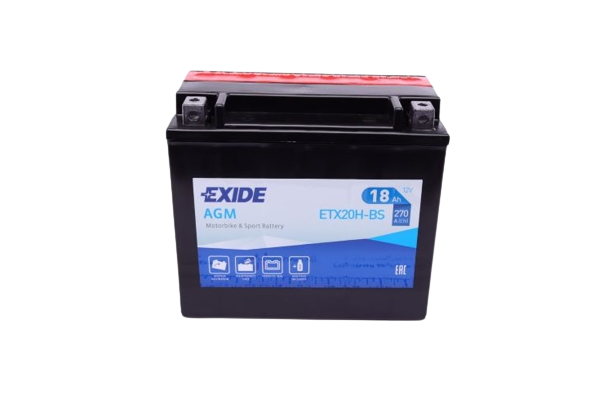 Аккумулятор EXIDE AGM L EN270 18 Ah-12V 175х87х155 мм (ETX20H-BS) Аккумулятор EXIDE AGM L EN270 18 Ah-12V 175х87х155 мм (ETX20H-BS)