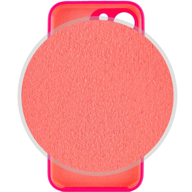 Чохол Silicone Case Full Camera Protective (AA) для Apple iPhone 15 Pro Max (6.7") Рожевий | Barbie pink - фото 3