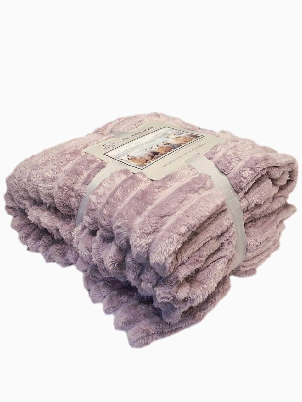 Плед на овчине Шарпей Королевская полоска 150x200 см Сиреневый (1450) Плед на овчине Шарпей Королевская полоска 150x200 см Сиреневый (1450)
