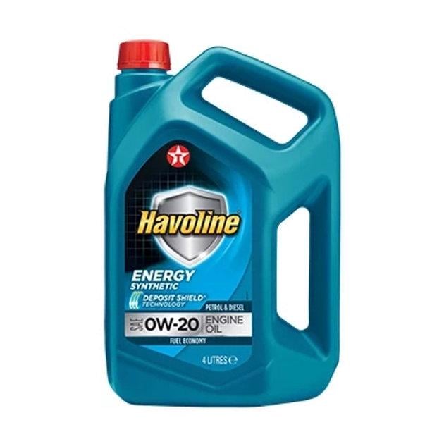 Моторное масло Texaco Havoline Energy A1/B1/C5 0W-20 4 л (804046MHE)