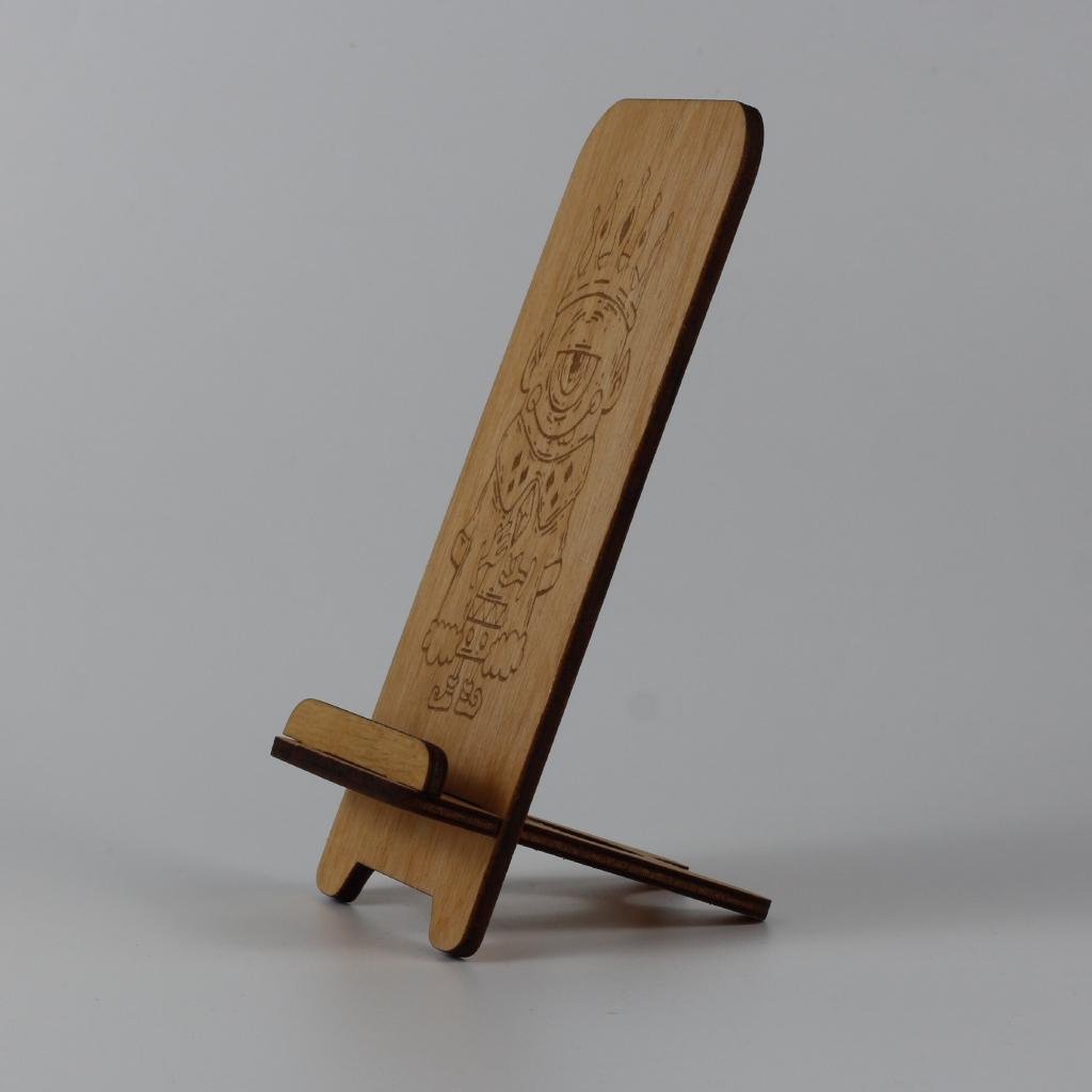 Підставка-тримач для телефону з дерева 28 (03020021) - фото 4 Підставка-тримач для телефону з дерева 28 (03020021) - фото 4