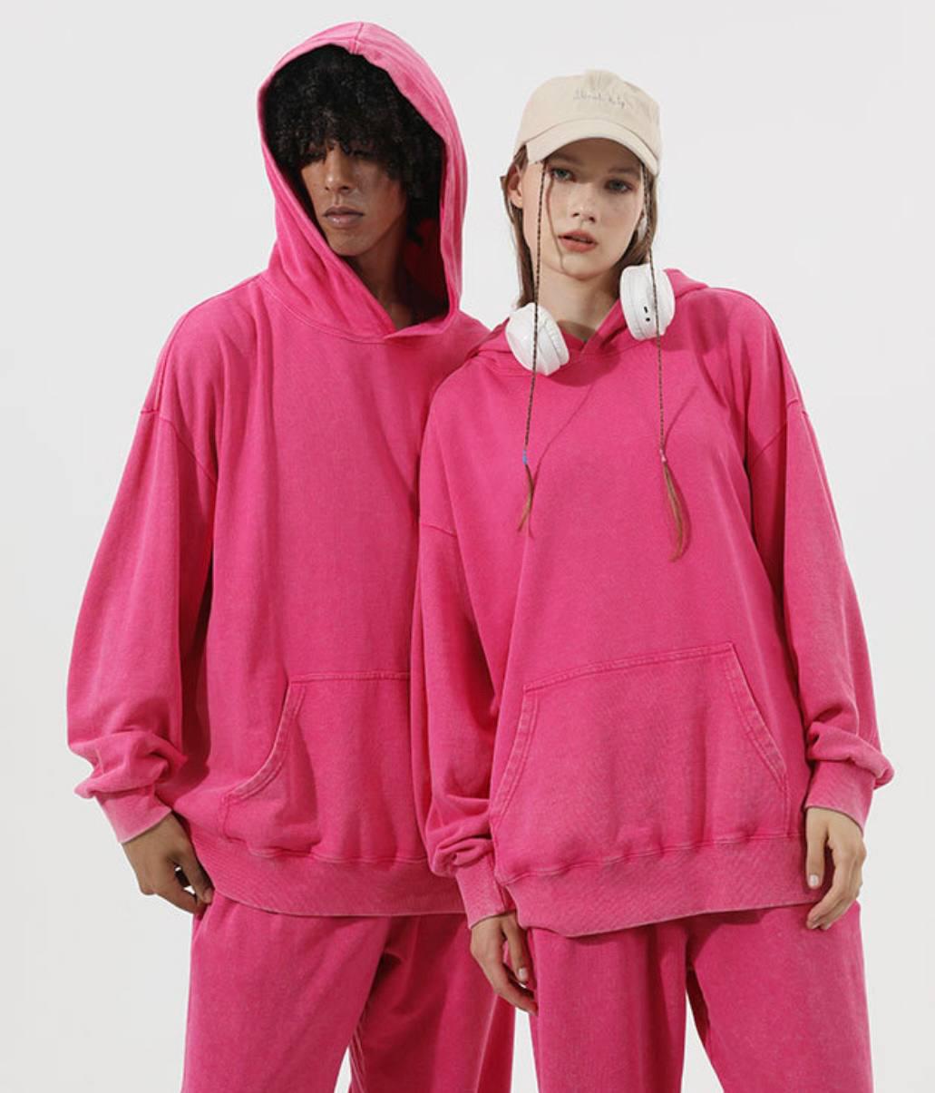 Худи с капюшоном унисекс S Розовый (02470779) - фото 2