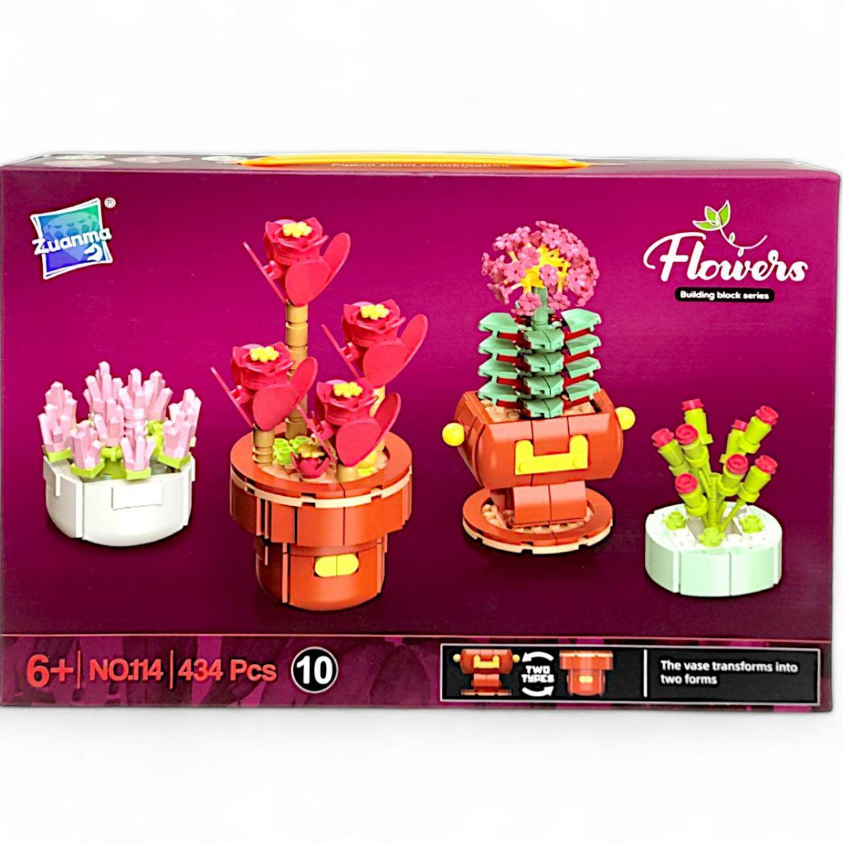 Конструктор Flowers Суккуленты 434 детали
