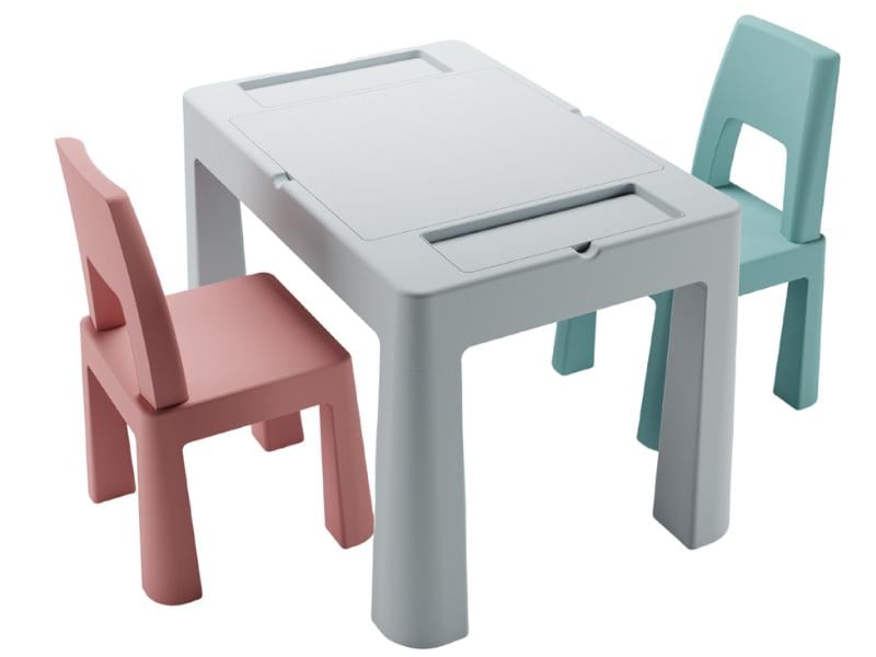 Комплект мебели TEGGI MULTIFUN + 2 стула turquoise old rose Grey (TI-011-174) Комплект мебели TEGGI MULTIFUN + 2 стула turquoise old rose Grey (TI-011-174)