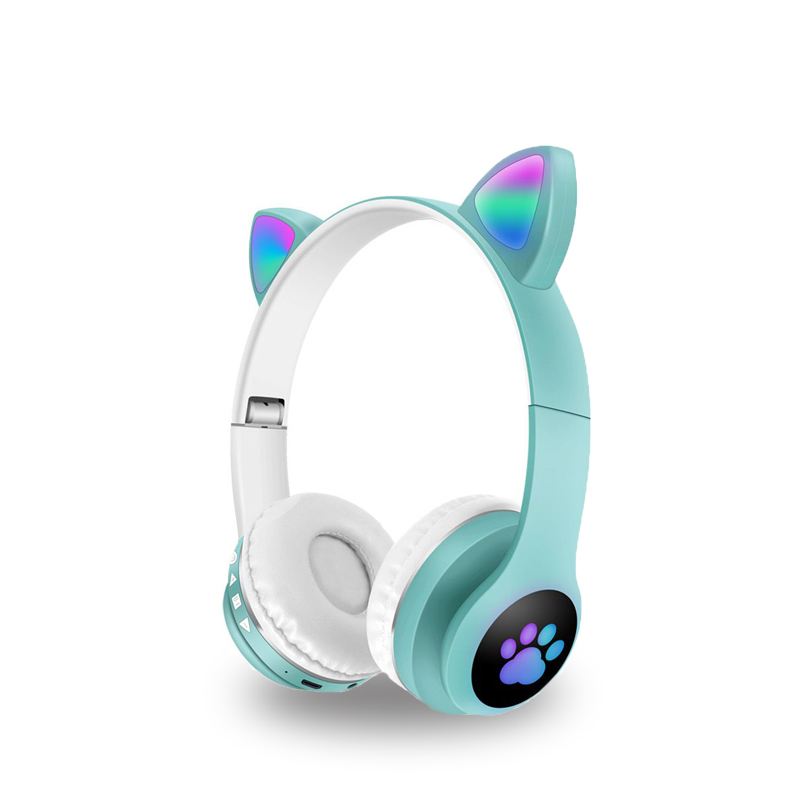 Наушники беспроводные Cat Headset M23 Bluetooth Зеленый - фото 5