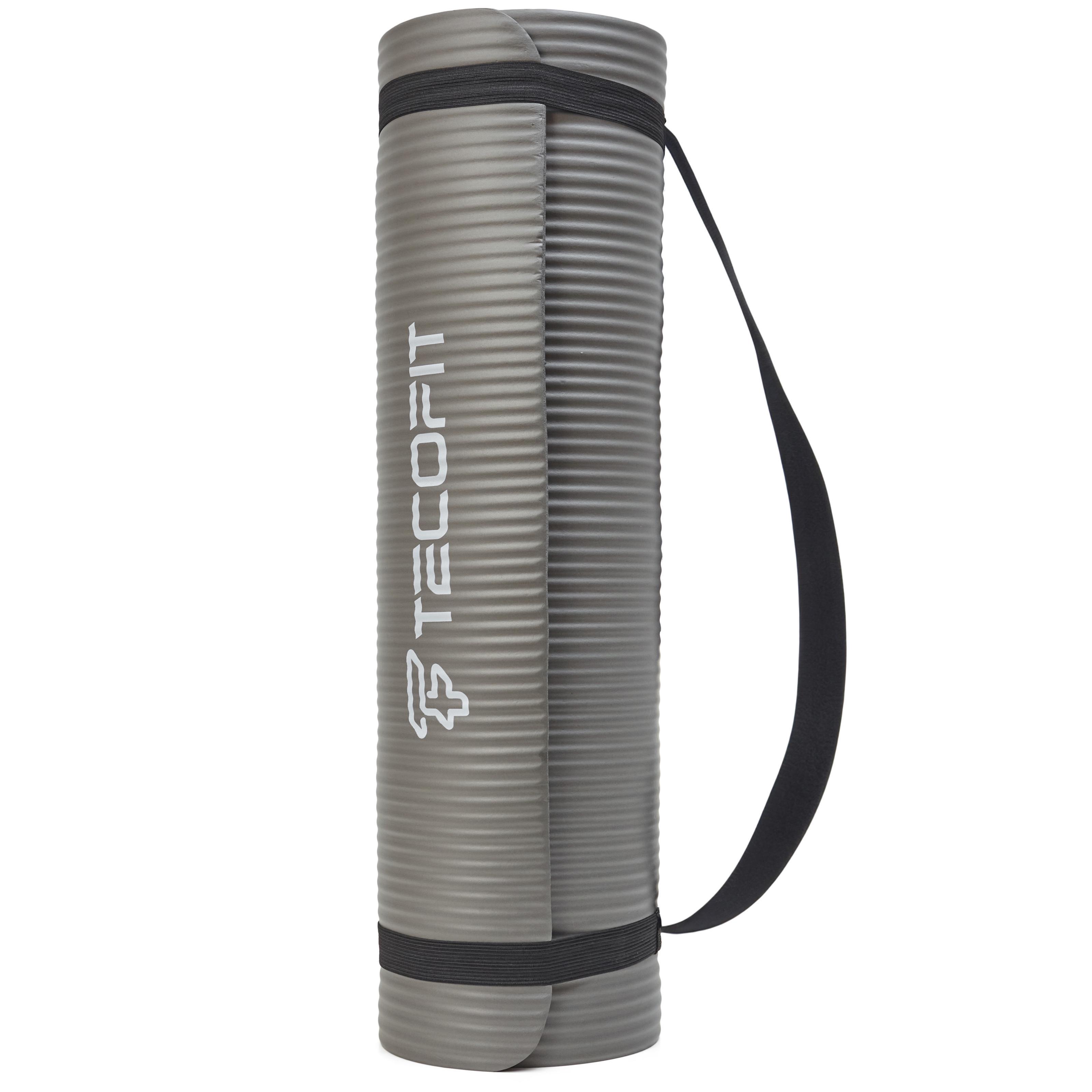 Килимок для йоги та фітнесу TECOFIT NBR з чохлом Сірий (TOP20106462) - фото 5 Килимок для йоги та фітнесу TECOFIT NBR з чохлом Сірий (TOP20106462) - фото 5