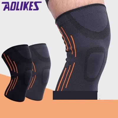 Наколінник Aolikes еластичний фіксатор суглоба 2 шт. М Чорний (01294) - фото 6 Наколінник Aolikes еластичний фіксатор суглоба 2 шт. М Чорний (01294) - фото 6