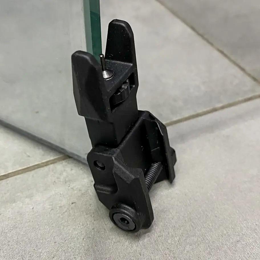 Мушка и целик DLG Tactical DLG-167 на Picatinny высокие откидные Черный (241855) - фото 3 Мушка и целик DLG Tactical DLG-167 на Picatinny высокие откидные Черный (241855) - фото 3