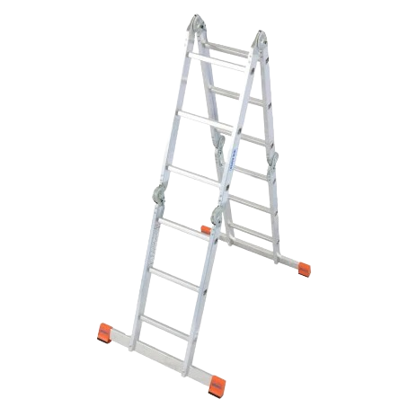 Лестница трансформер Krause MultiMatic 4х3 рабочая высота 2.95-4.4 м с максимальной нагрузкой до 150 кг (29704386)