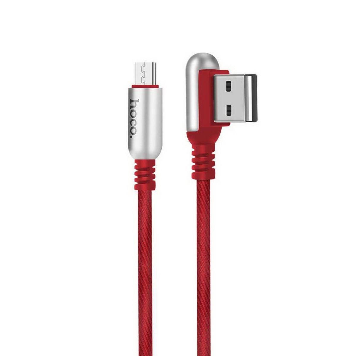 Кабель Hoco U17 capsule micro L-1,2M Red