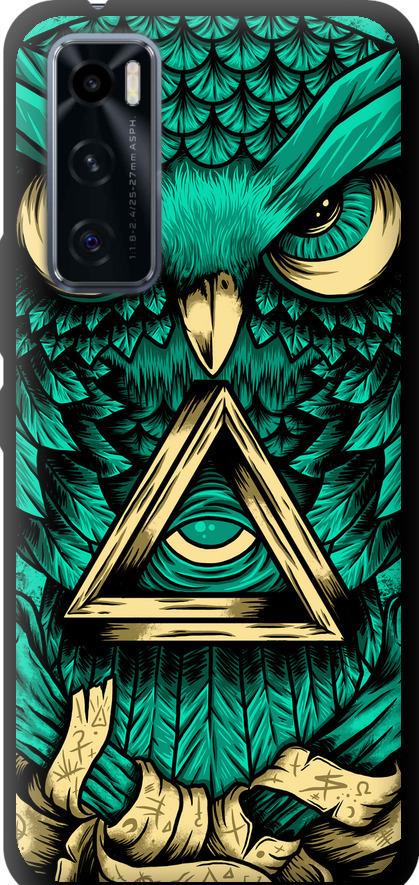 Чехол на Vivo V20 SE Сова Арт-тату (3971b-2128-42517)