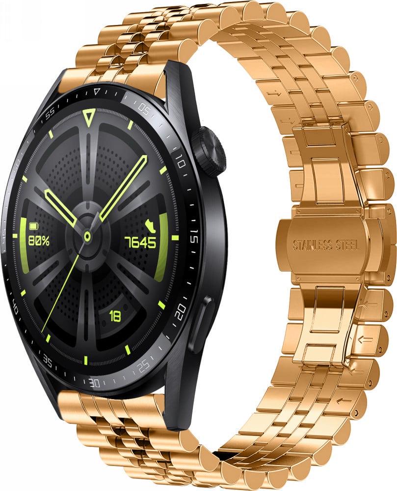 Браслет металлический Stech для Huawei Watch GT 4 46 мм Rose Gold (38563-27)
