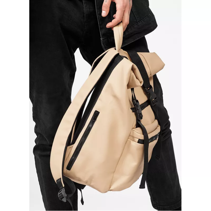 Рюкзак рол Sambag RollTop LTT 41x30x16 см Бежевий - фото 3