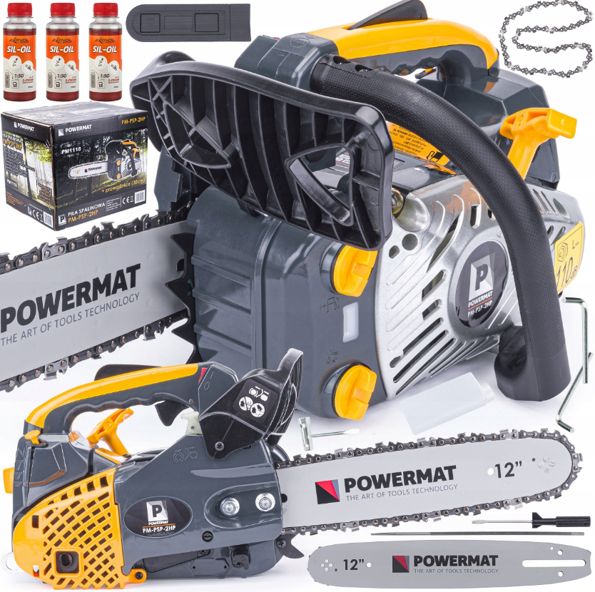 Бензопила Powermat 1500 Вт 2 л.с. (2150862575) - фото 4 Бензопила Powermat 1500 Вт 2 л.с. (2150862575) - фото 4