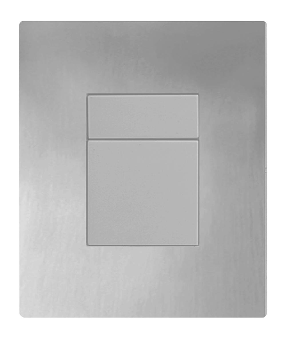 Панель смыва пластиковая KOER KT-0607-01 квадратная кнопка 157x198x3 мм (OL-KR5344)