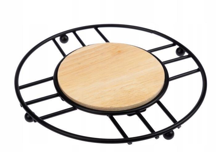 Подставка под горячее Ringel Oder круглая металл/дерево Черный (RG-9014)