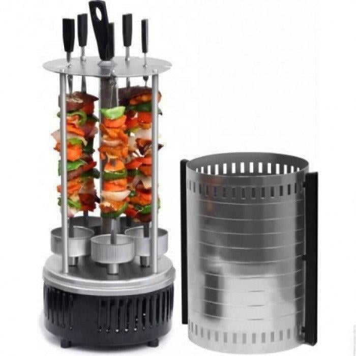 Електрошашличниця Bbq Domotec на 6 шампурів SW8808 1000 Вт (3131545649)
