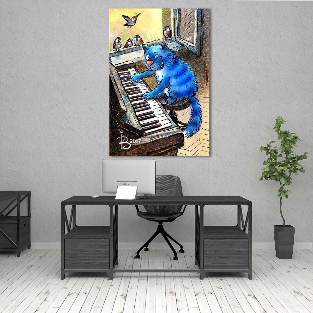 Модульная картина Игра на фортепиано 1 модуль 60x90 см (_rinaz_20172224015) Модульная картина Игра на фортепиано 1 модуль 60x90 см (_rinaz_20172224015)