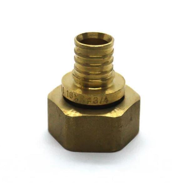 Патрубок з накидною гайкою AQUAPEX d 63хRp2 3/8" (010512)