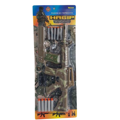 Игрушечный набор TK Group с автоматом/пистолет/мягкие патроны с присоской/подставка для мишени (TK-70648)