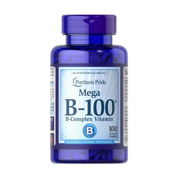 Комплекс витаминов группы B Puritan's Pride Mega B-100 100 капс. (10441-01)