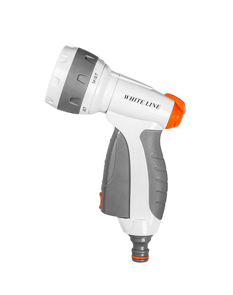 Пистолет для полива Bradas Water Click Line 5 режимов White (21340)