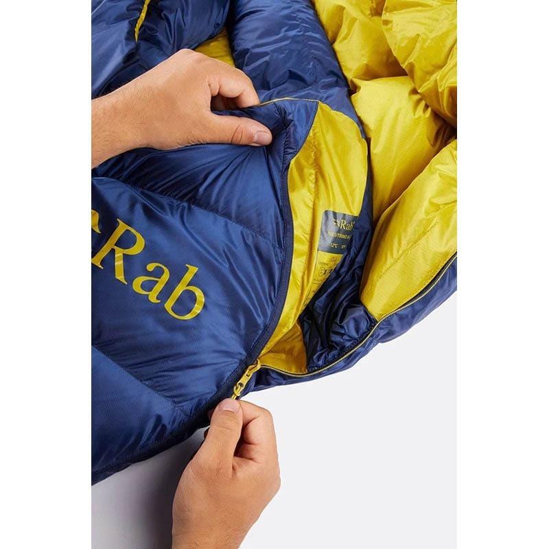 Спальный мешок Rab Neutrino 600 -12°C 185 см Regular Right Zip Nightfall Blue (RB QSM-92-NFB-REG-RZ) - фото 5