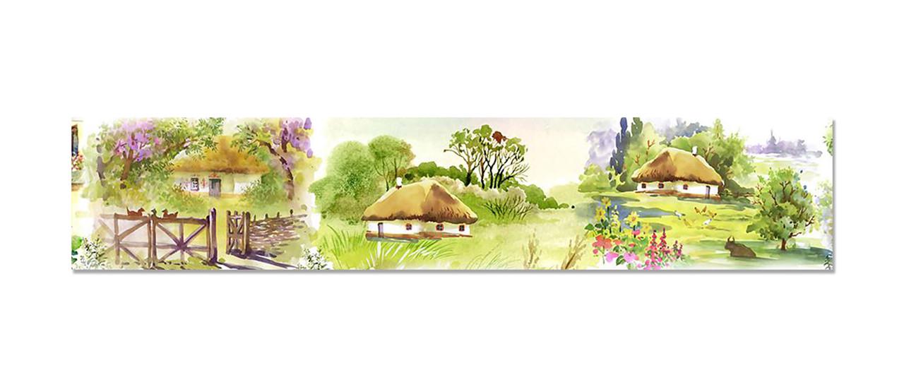 Наклейка виниловая на кухню Zatarga Шевченкова Хата 600х3000 мм (1294193540)