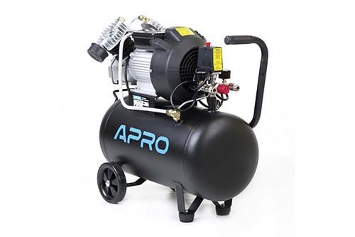 Компрессор двухцилиндровый Apro OFD-50MX 2,2 кВт 416 л/мин 8 бар 50 л крана и масло 0,2 л (2969024645)