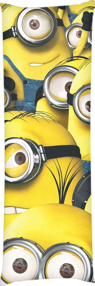 Подушка дакимакура Minions 5 40x100 см (14106410)