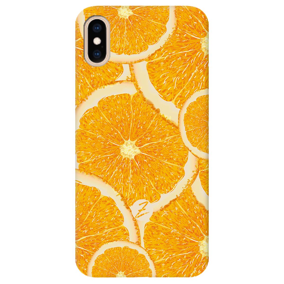 Силіконовий чохол Zorrov для Apple iPhone XS - Orange (11210040206052044)