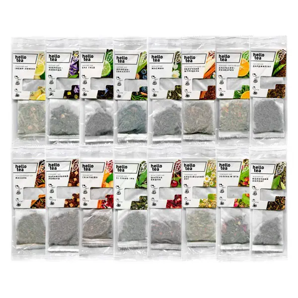 Набор чая Hello Tea Ассорти фильтр-пак 16 шт (1949354844)