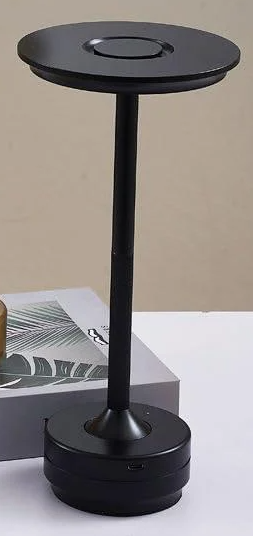 Лампа настольная светодиодная беспроводная сенсорное управление регулировка яркости Черный (NL11B)