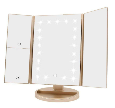 Дзеркало косметичне Magnifying Mirror сенсорне з LED підсвічуванням