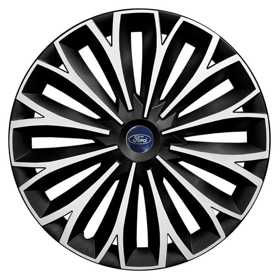 Комплект колпаков JAWOPLAST Sigma Duo R15 для Ford 4 шт. Silver/Black (28434592)
