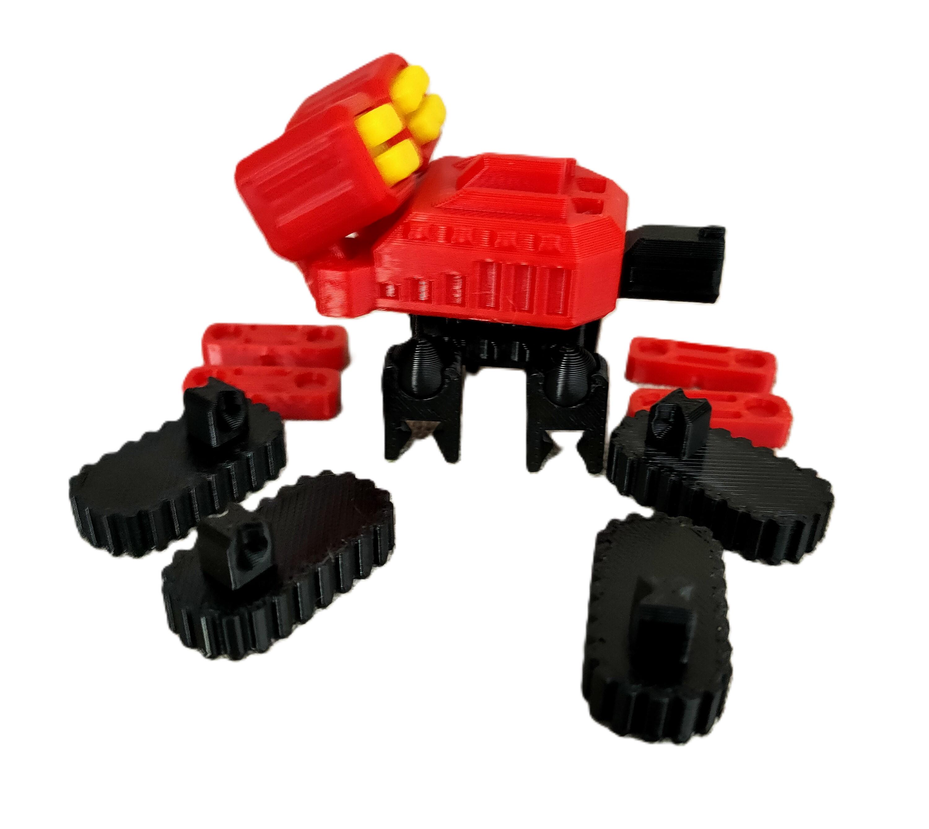 Конструктор іграшковий Tread Walker Tank 60х70х38 мм (TWT-26G-CCG) - фото 10 Конструктор іграшковий Tread Walker Tank 60х70х38 мм (TWT-26G-CCG) - фото 10