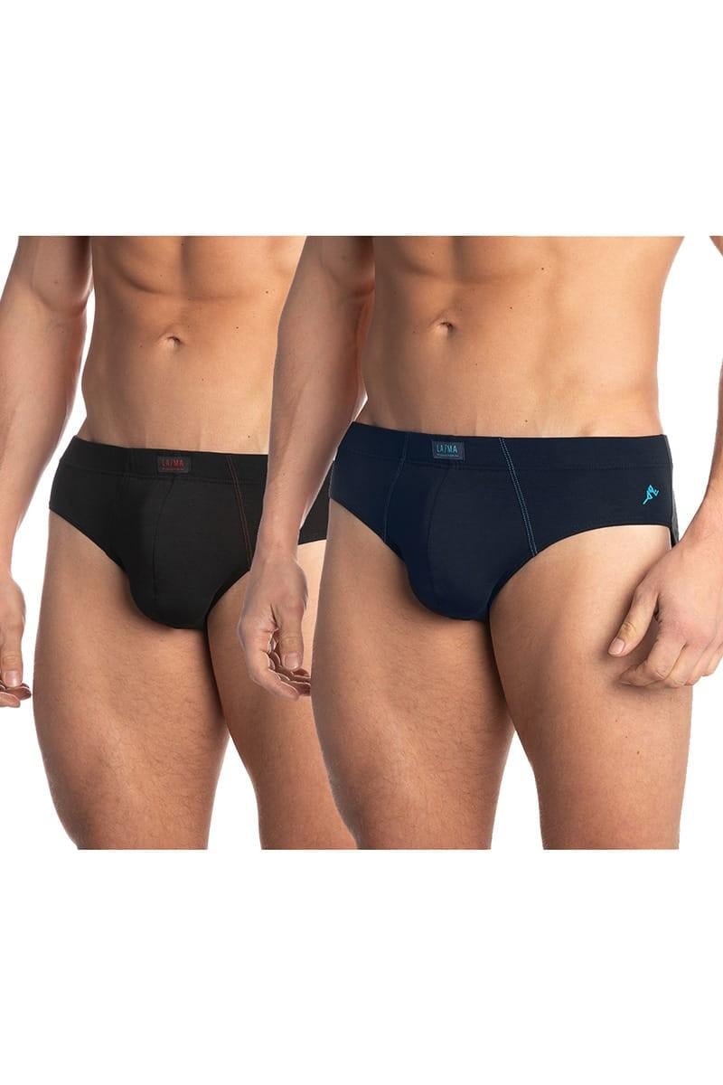 Трусы слип Lama р. 56/3XL Черный/Синий (71813) Трусы слип Lama р. 56/3XL Черный/Синий (71813)
