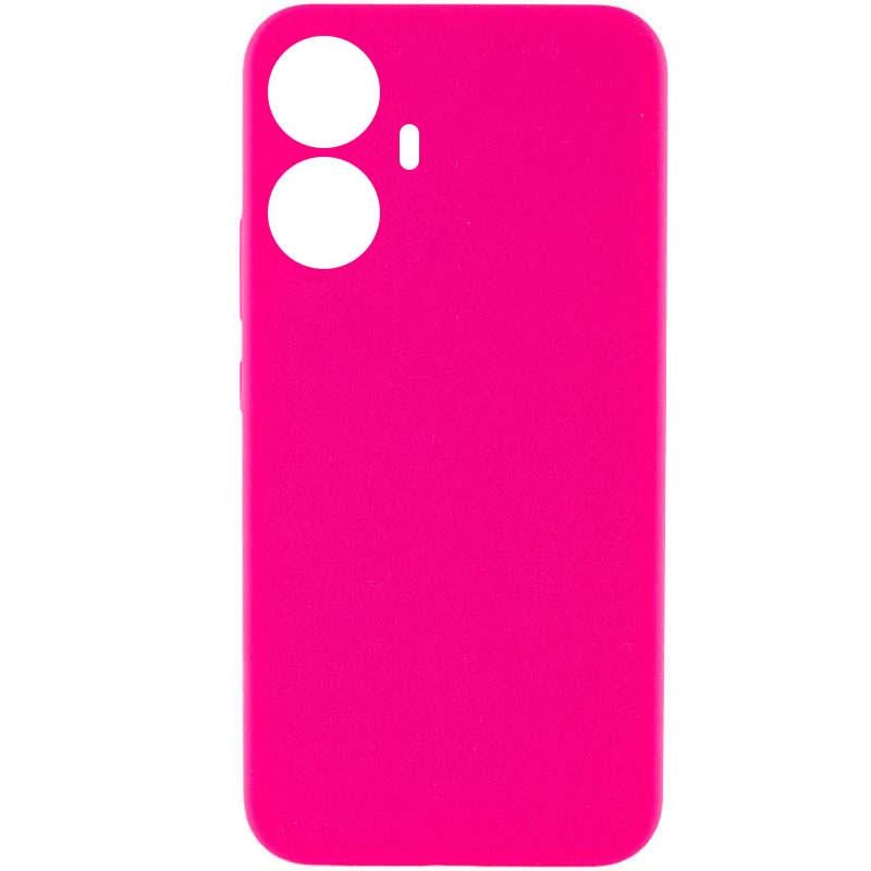 Противоударный чехол Silicone Cover Lakshmi Full Camera (AAA) для Realme 10 Pro+ Розовый / Barbie pink