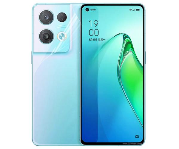 Противоударная гидрогелевая пленка Hydrogel Film для Oppo Reno8 Pro на заднюю панель, Transparent