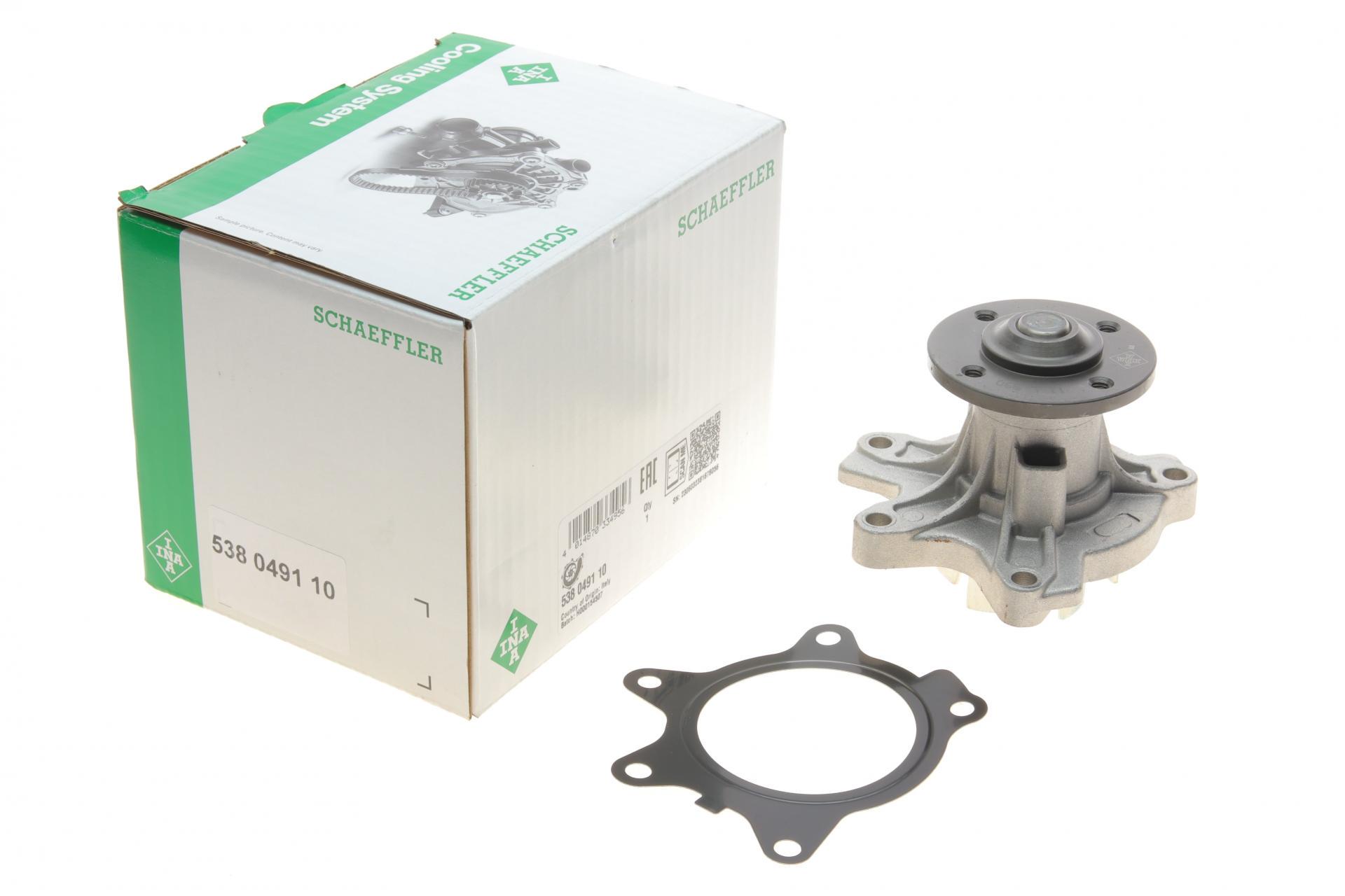 Помпа воды INA Mini Mini 1.4d 03-06/Toyota Corolla 1.4D-4D 04-08/13-18/Auris 1.4D-4D 13-18 538 0491 10
