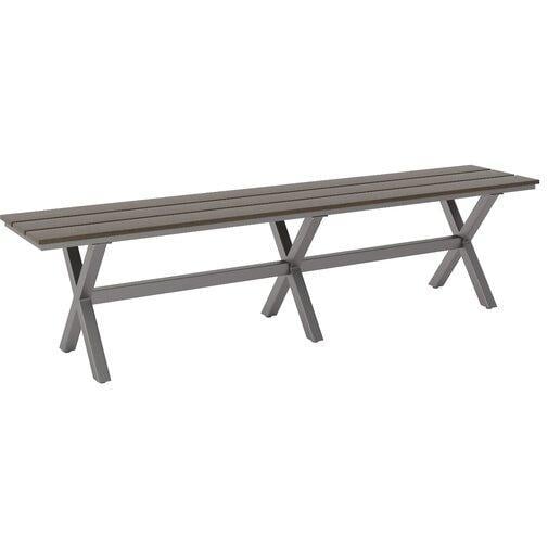 Скамья уличная Loft NS-2193 480x1600x400 мм Черный (6156d58f3edc877ba8589afa)