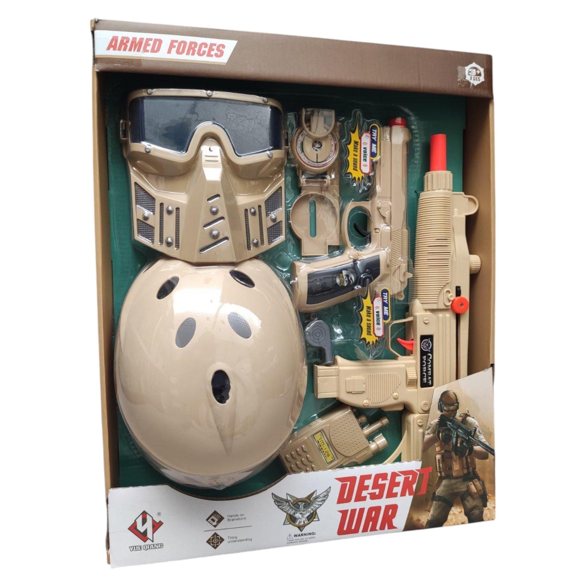 Игровой набор Yue Qiang Desert War 7 элементов звуковые эффекты