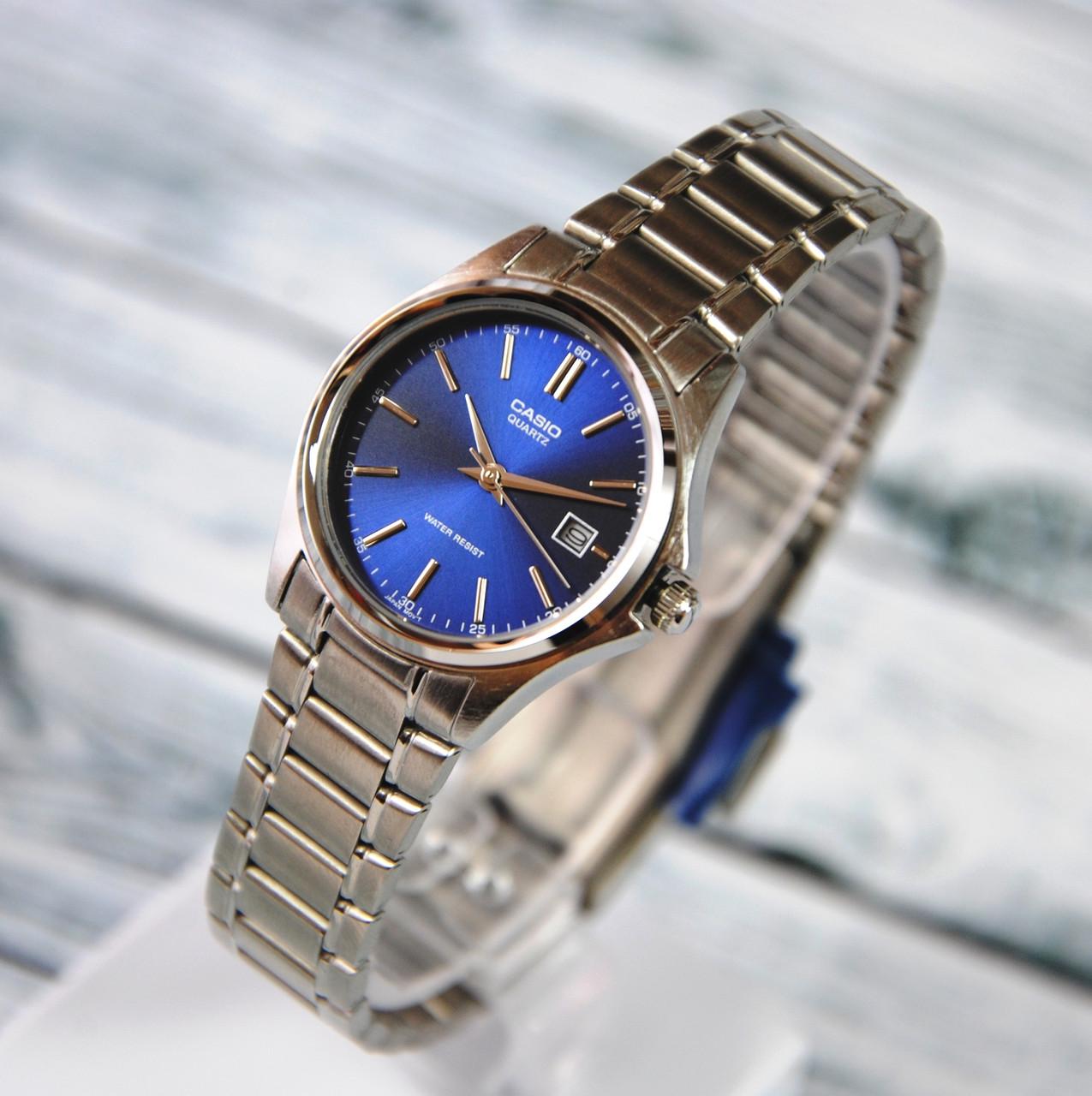 Наручний годинник жіночий Casio LTP-1183A-2ADF d 28 мм Cрібний/Синій (2461175148) - фото 8