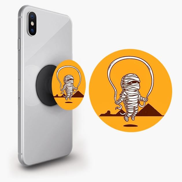 Попсокет для телефона PopSockets Мумия №1 Черный (pop336) - фото 3