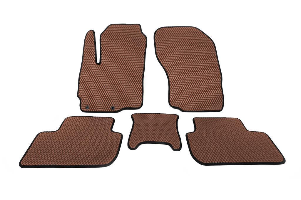 Коврики EVA Digital Designs для Mitsubishi Outlander 2012-2021 гг. этилвинилацетат Коричневый
