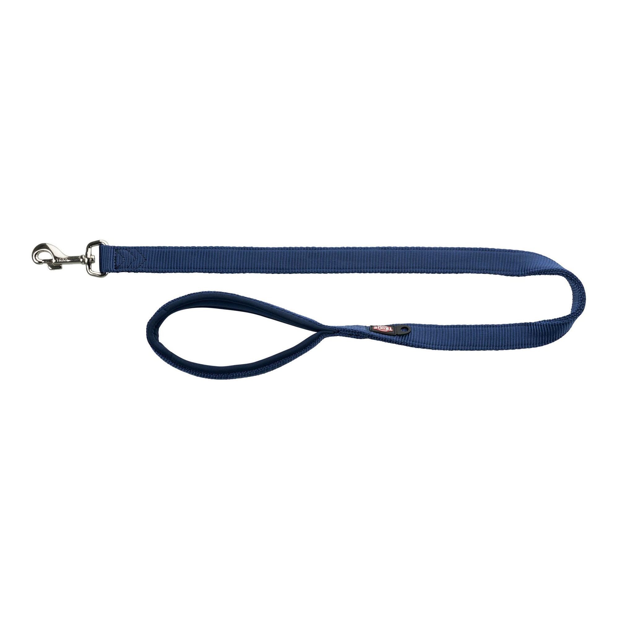 Повідець з неопреновою підкладкою Trixie Premium M-L 1м 20 мм Синій (4053032016941)