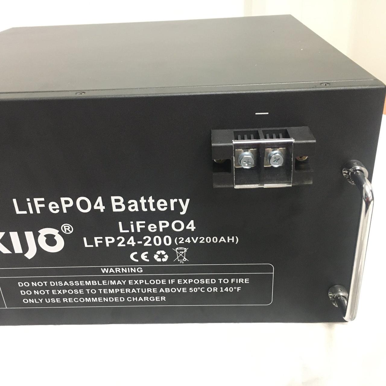 Аккумулятор литиевый Kijo Battery FePO4-24 V 200 Ah - фото 4 Аккумулятор литиевый Kijo Battery FePO4-24 V 200 Ah - фото 4