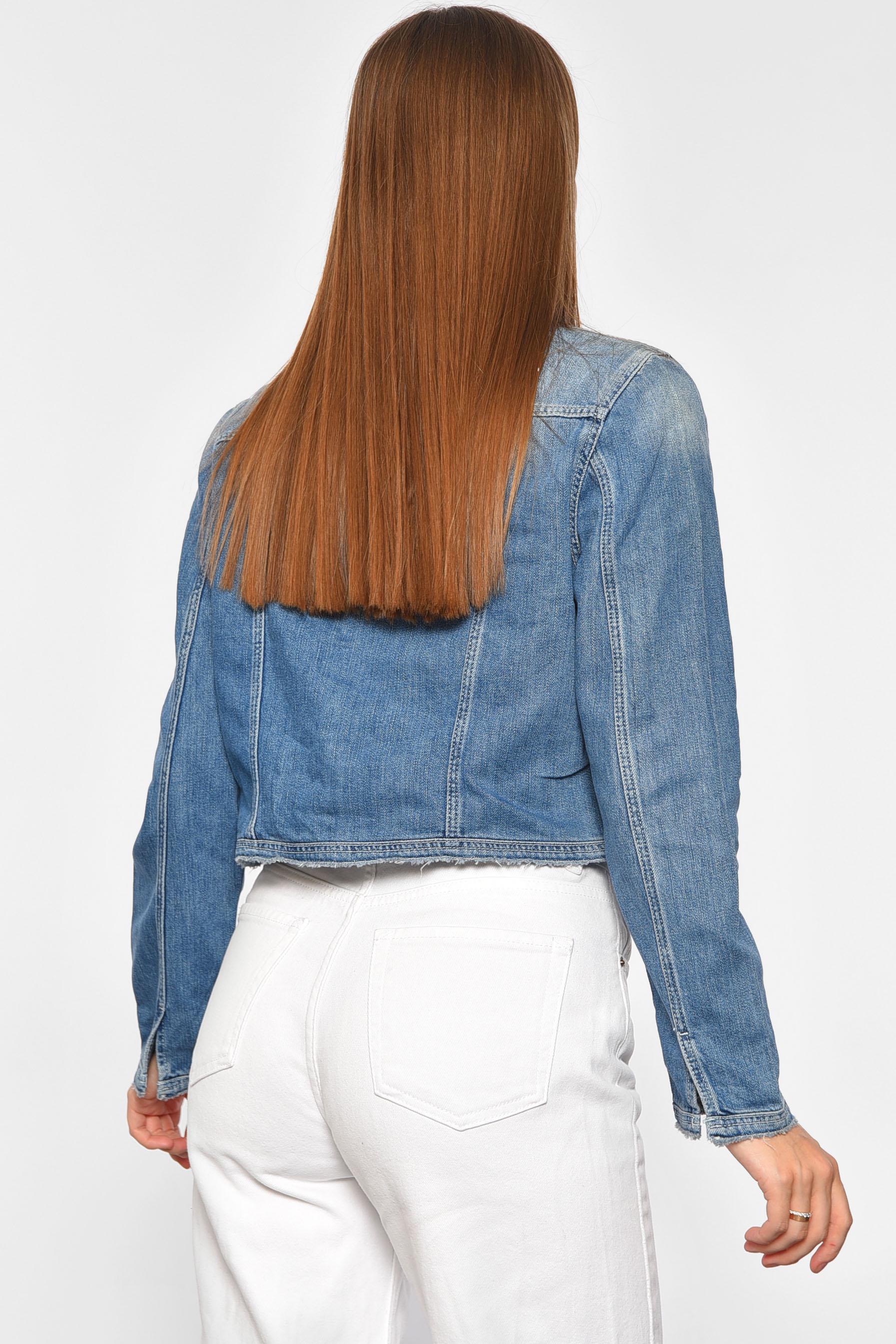 Джинсовка женская S Голубой (188052) - фото 3