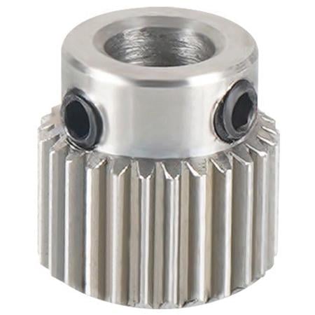 Шестерня екструдера Kingroon MK8 26 зубців Нержавіюча сталь (B1205)