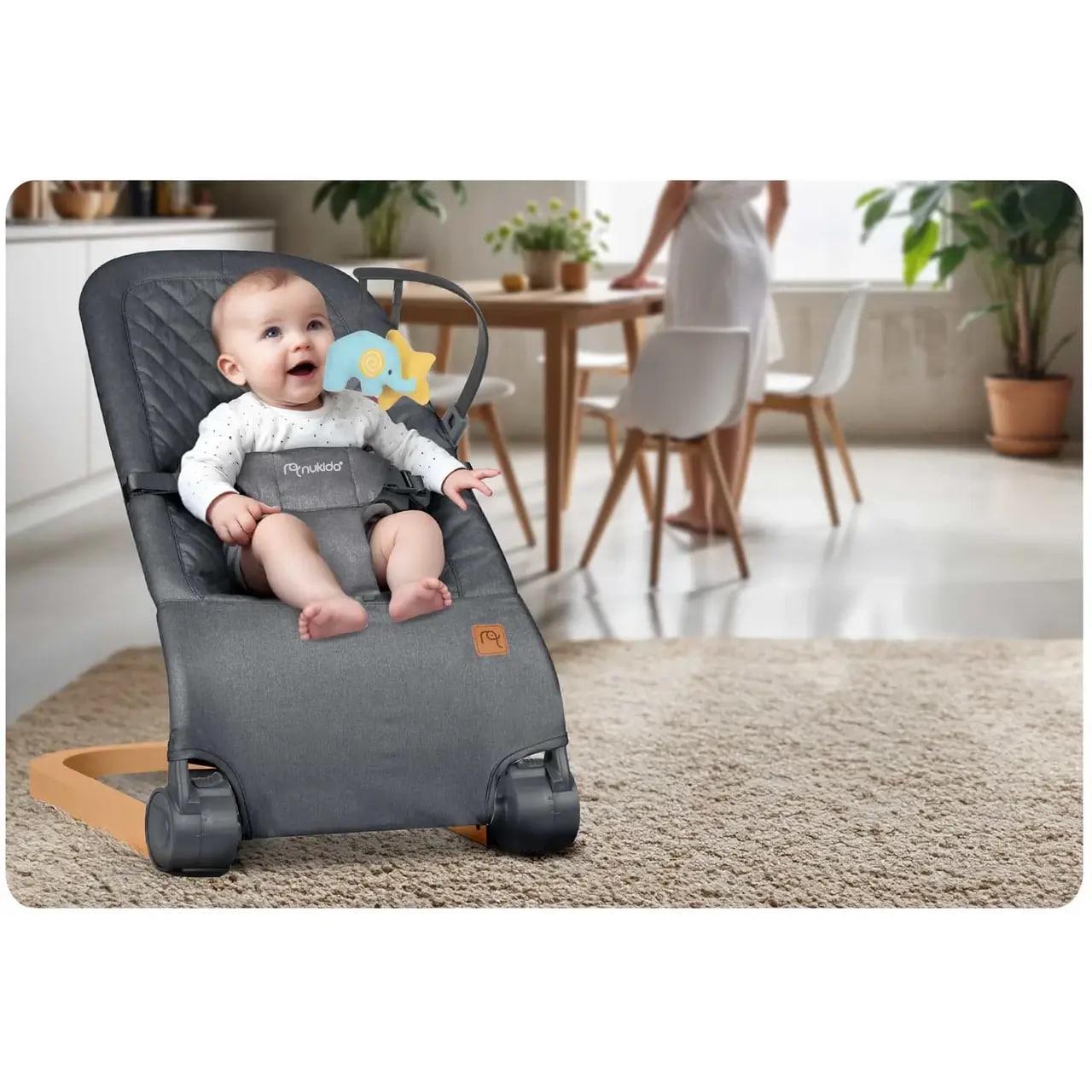 Дитяче крісло з іграшками Nukido 705202 Антрацит - фото 7